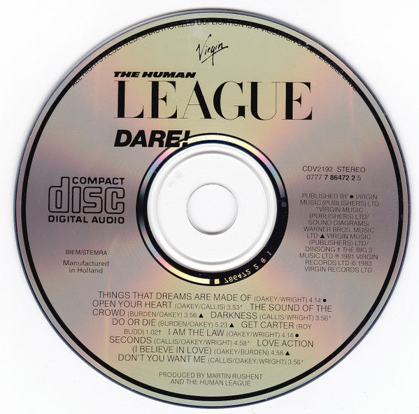 The Human League : Dare! (CD, Album, RE, RP)