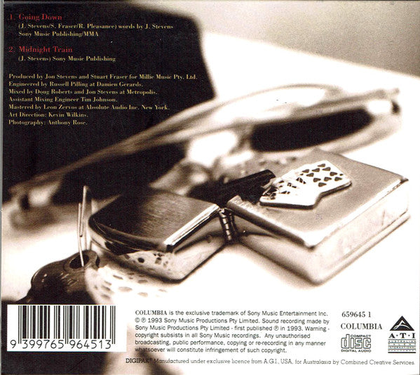 Jon Stevens : Going Down (CD, Single)