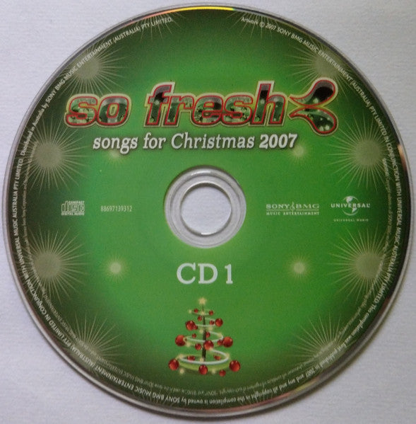 Various : So Fresh: Songs For Christmas 2007 (2xCD, Comp)