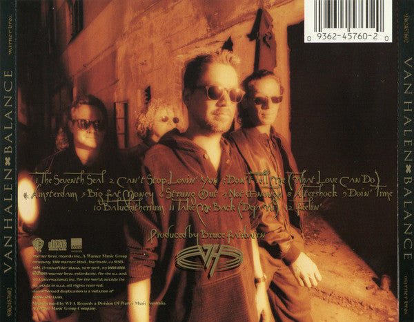 Van Halen : Balance (CD, Album)