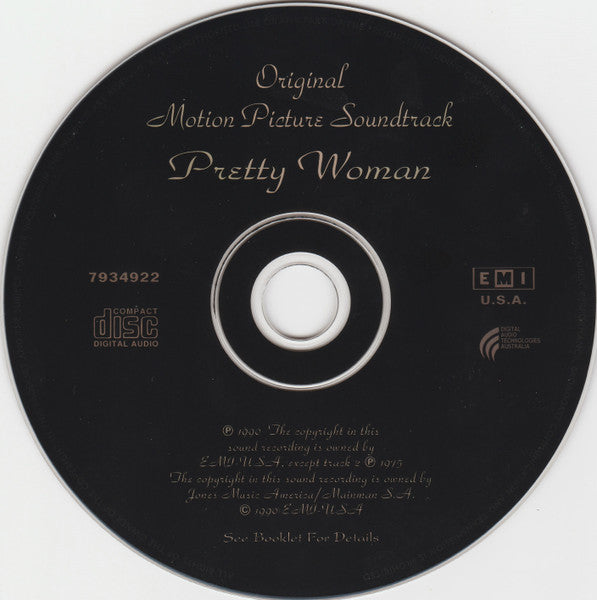 Various : Pretty Woman (Original Motion Picture Soundtrack) (CD, Comp, RE)