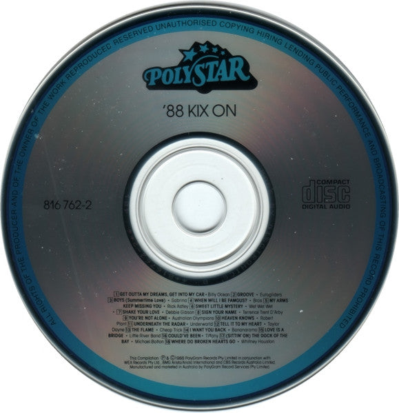 Various : '88 Kix On (CD, Comp)