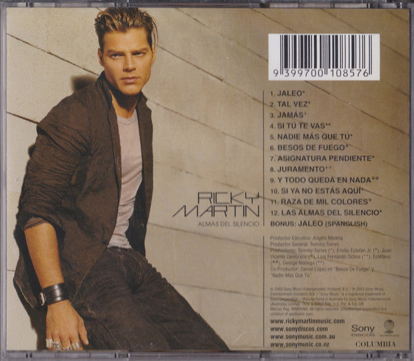 Ricky Martin : Almas Del Silencio (CD, Album, Enh)