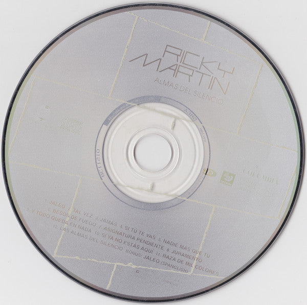 Ricky Martin : Almas Del Silencio (CD, Album, Enh)
