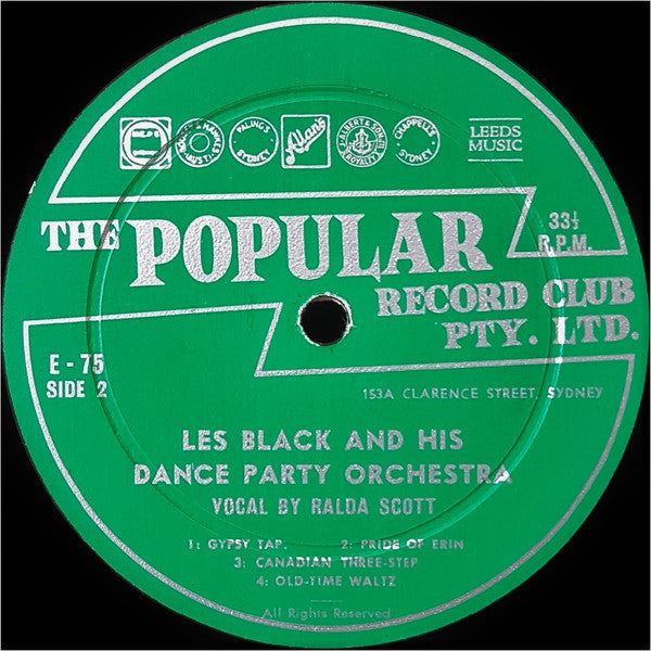 Les Black And His Dance Party Orchestra : Les Black And His Dance Party Orchestra (LP, Club)