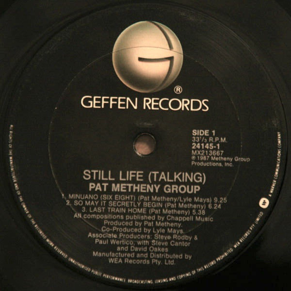 Pat Metheny Group : Still Life (Talking) (LP, Album)