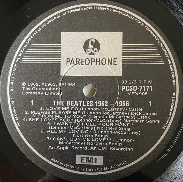 The Beatles : 1962-1966 (2xLP, Comp, RE, Gat)