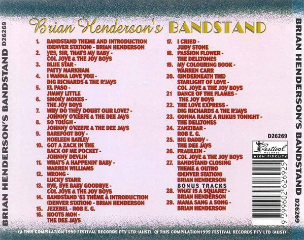 Various : Brian Henderson's Bandstand (CD, Comp)