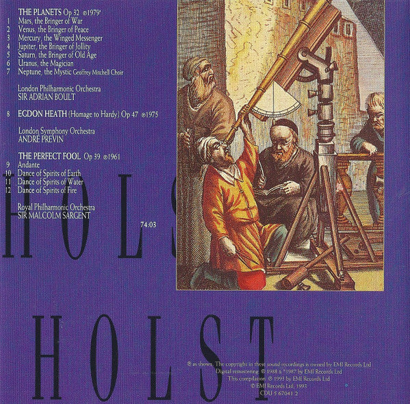 Holst* : The Planets / The Perfect Fool (CD, Comp, RM)