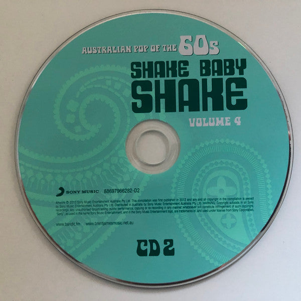 Various : Shake Baby Shake (Australian Pop Of The 60s Vol 4) (2xCD, Comp)