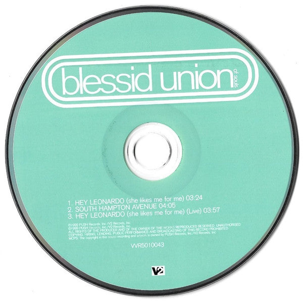 Blessid Union Of Souls : Hey Leonardo (She Likes Me For Me) (CD, Single)