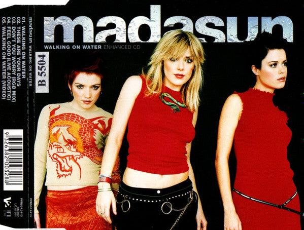 Madasun : Walking On Water (CD, Single, Enh)