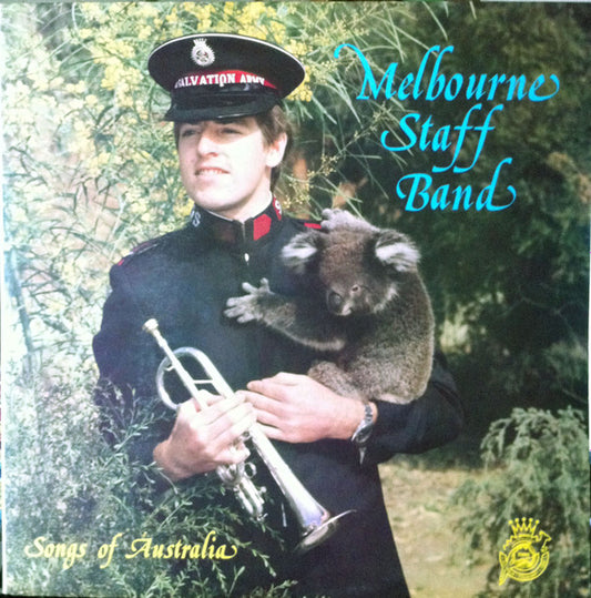 The Melbourne Staff Band* Conducted By Colin Woods : Songs Of Australia (LP, Album, Gat)