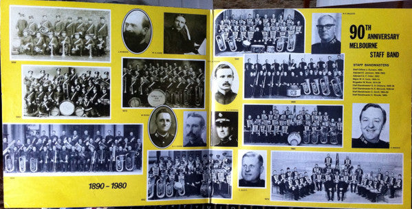 The Melbourne Staff Band* Conducted By Colin Woods : Songs Of Australia (LP, Album, Gat)