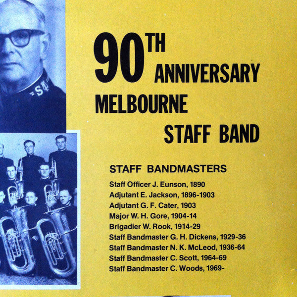 The Melbourne Staff Band* Conducted By Colin Woods : Songs Of Australia (LP, Album, Gat)