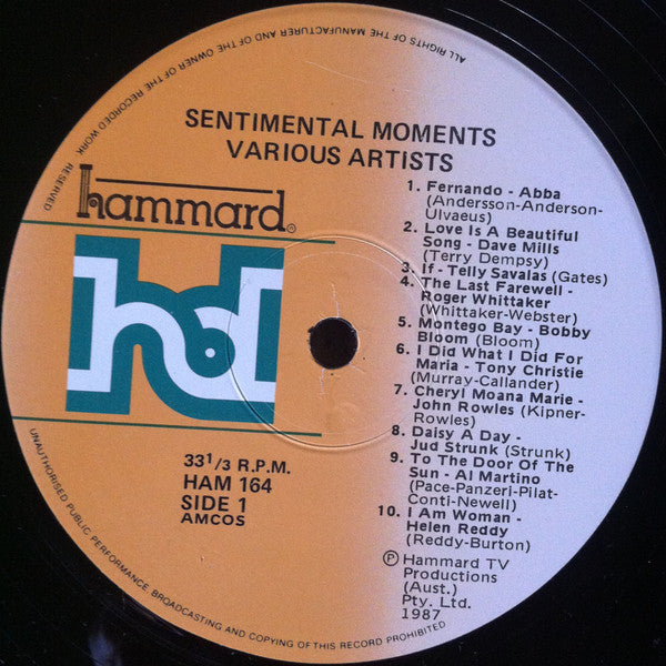 Various : Sentimental Memories (LP, Comp)