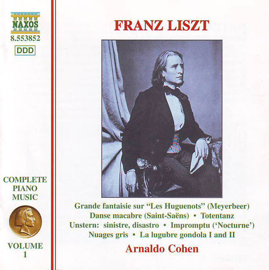 Franz Liszt - Arnaldo Cohen : Grande Fantaisie Sur “Les Huguenots” (Meyerbeer) • Danse Macabre (Saint-Saëns) • Totentanz • Unstern: Sinistre, Disastro • Impromptu (‛Nocturne′) • Nuages Gris • La Lugrube Gondola Ⅰ And Ⅱ (CD)