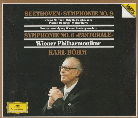 Ludwig van Beethoven, Jessye Norman, Brigitte Fassbaender, Placido Domingo, Walter Berry, Konzertvereinigung Wiener Staatsopernchor, Wiener Philharmoniker, Karl Böhm : Symphonie No. 9. Symphonie No. 6 "Pastorale" (2xCD, Comp)