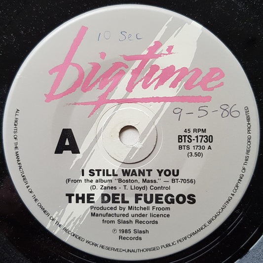 The Del Fuegos : I Still Want You (7", Single)