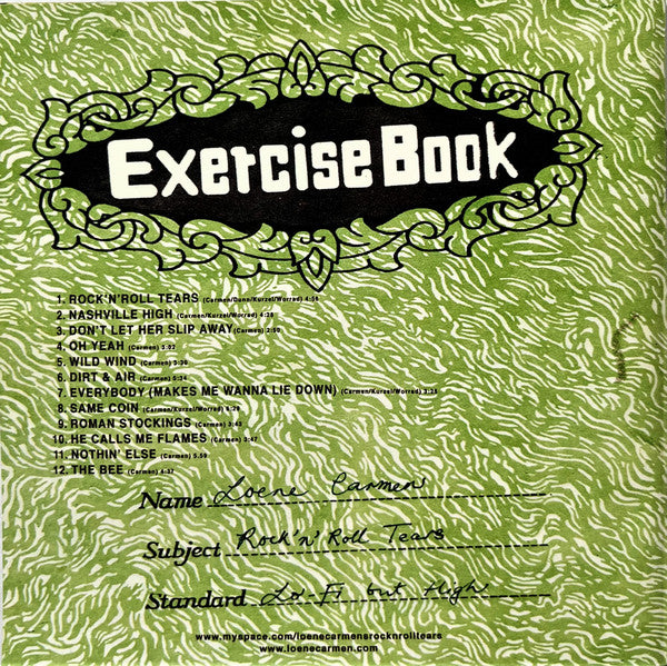 Loene Carmen : Rock'n'Roll Tears (CD, Album)