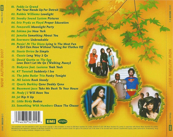 Various : Now Autumn 2007 (CD, Comp)