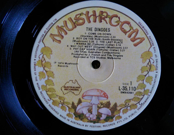 The Dingoes : The Dingoes (LP, Album, RE, RP, 2nd)