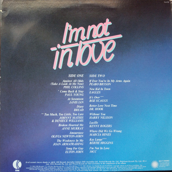 Various : I'm Not In Love (LP, Comp)