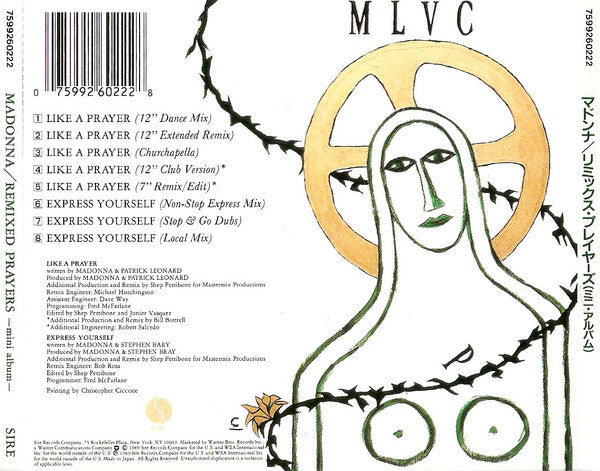 Madonna : Remixed Prayers (CD, MiniAlbum, RE)