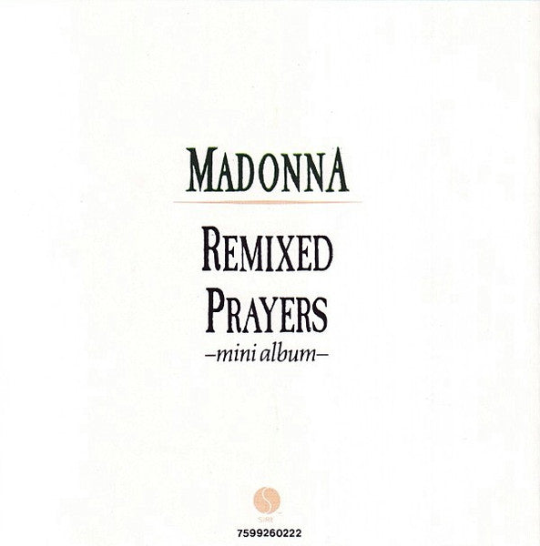 Madonna : Remixed Prayers (CD, MiniAlbum, RE)