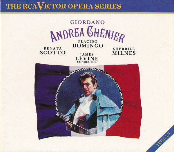 Umberto Giordano  –  Placido Domingo / Renata Scotto / Sherrill Milnes, James Levine (2) : Andrea Chénier (2xCD, Album + Box)