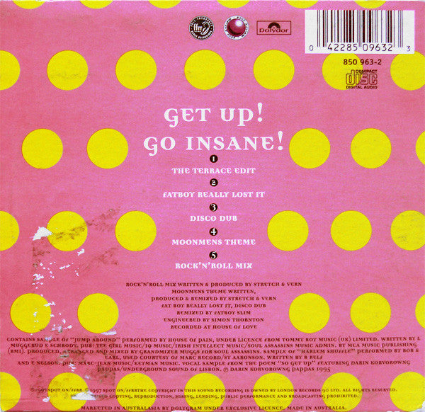 Stretch & Vern Present Maddog : Get Up! Go Insane! (CD, Single, Car)