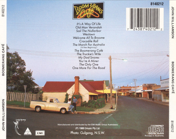 John Williamson : Boomerang Café (CD, Album, RE)