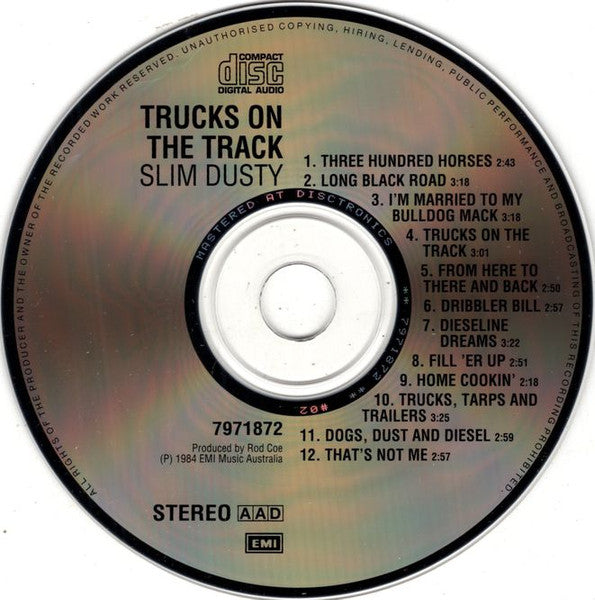 Slim Dusty : Trucks On The Track (CD, Album, RE)
