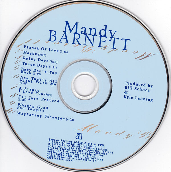 Mandy Barnett : Mandy Barnett (CD, Album)
