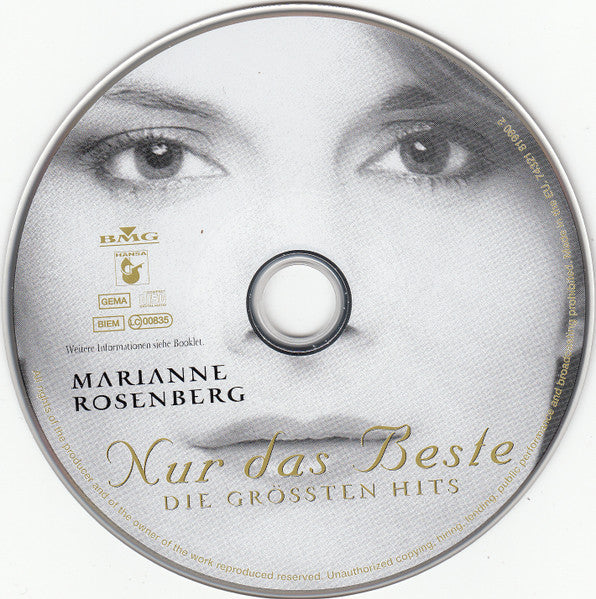 Marianne Rosenberg : Nur Das Beste - Die Grössten Hits (CD, Comp)