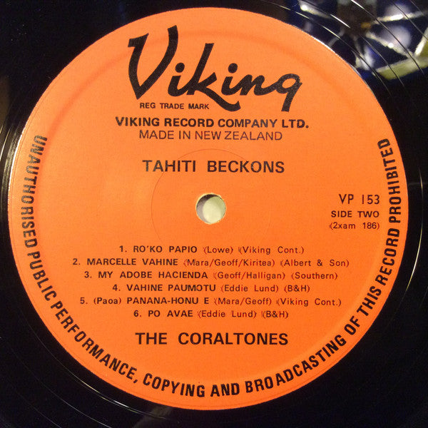 The Coraltones : Tahiti Beckons (LP)