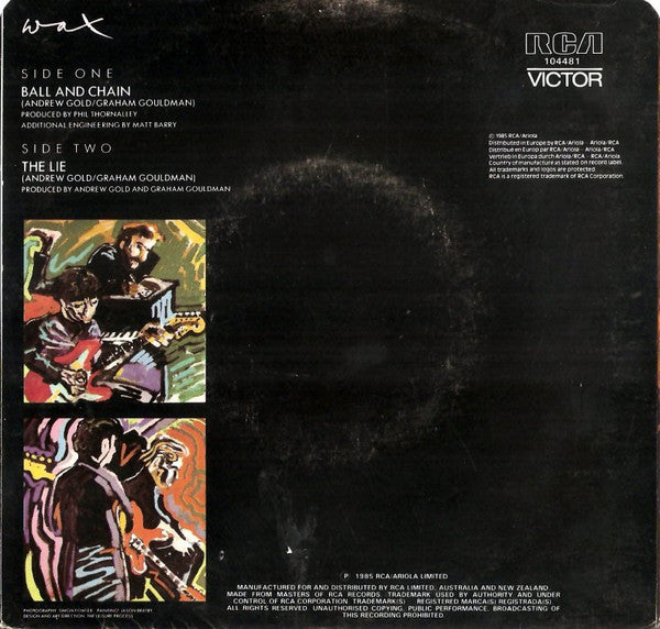 Wax (6) : Ball And Chain (7", Single)