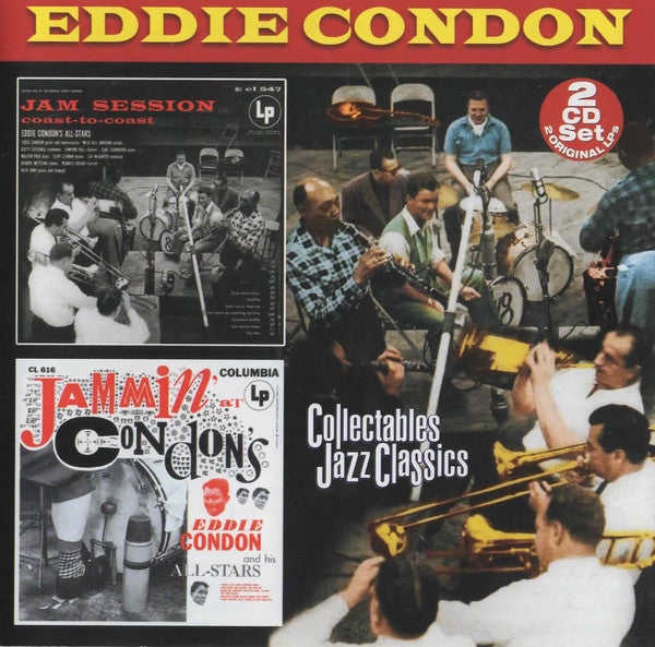 Eddie Condon : Jam Session Coast To Coast / Jammin' At Condon's (2xCD, Comp)