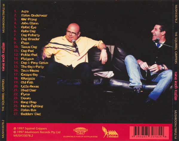 The Squirrel Grippers : Nine Inch Males (CD, Album)