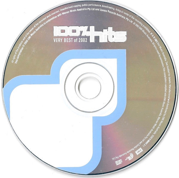 Various : 100% Hits: Very Best Of 2002 (CD, Comp)