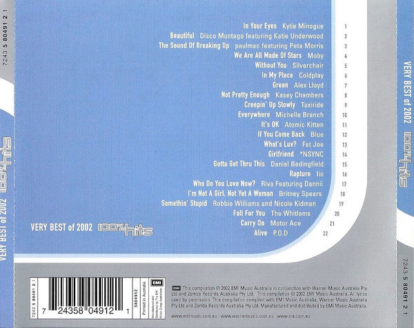 Various : 100% Hits: Very Best Of 2002 (CD, Comp)