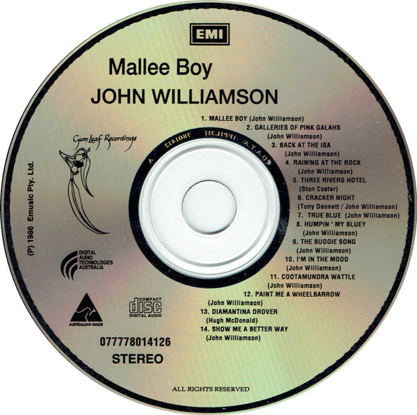 John Williamson : Mallee Boy (CD, Album, RE)
