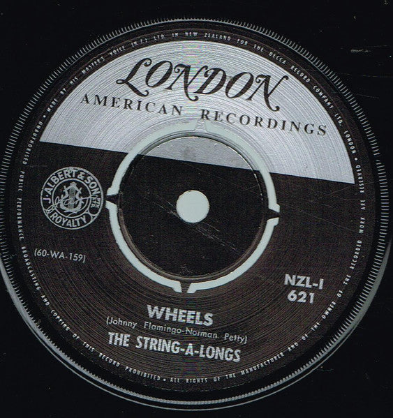 The String-A-Longs : Wheels (7", Single, Pus)