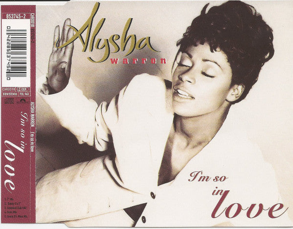 Alisha Warren : I'm So In Love (CD, Maxi)