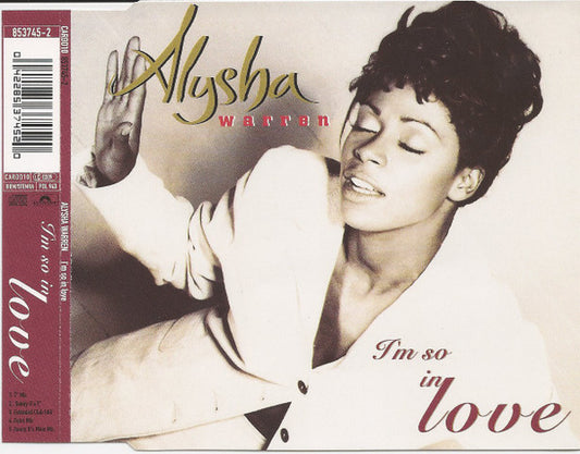 Alisha Warren : I'm So In Love (CD, Maxi)