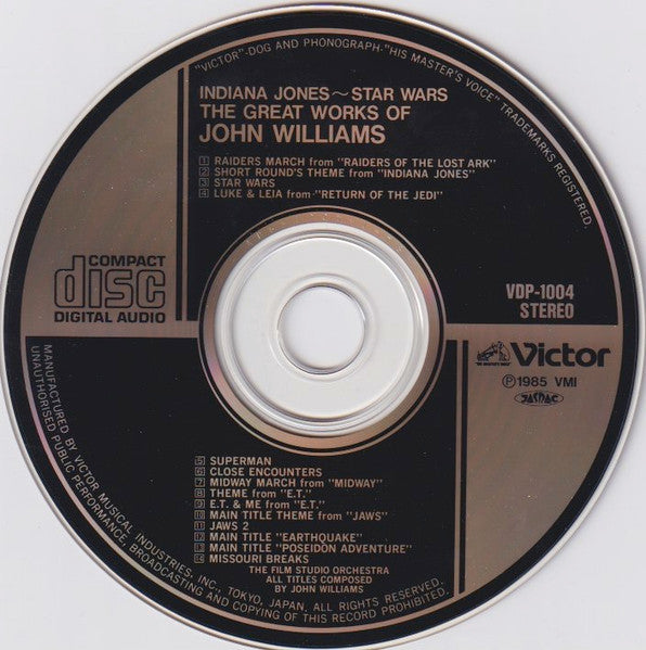 The Film Studio Orchestra : The Great Works Of John Williams  (CD, Comp)