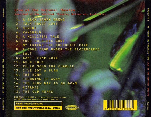 My Friend The Chocolate Cake : Live At The National Theatre (CD, Album)