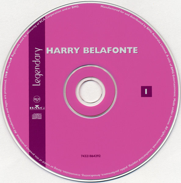 Harry Belafonte : Legendary Harry Belafonte (3xCD, Comp)