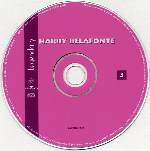 Harry Belafonte : Legendary Harry Belafonte (3xCD, Comp)