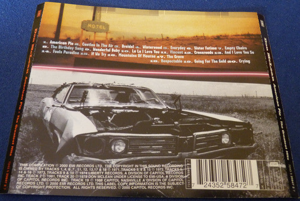 Don McLean : American Pie - The Greatest Hits (CD, Comp, RE)